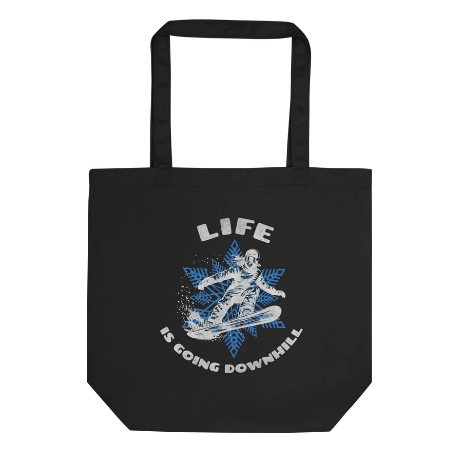 Life Is Going Downhill Canvas Tote product image (1)