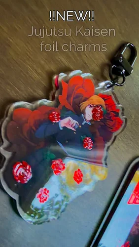 Super detailed foil charms for your keychain collection. These will be part of my new “Gallery” series, a more premium offeri...