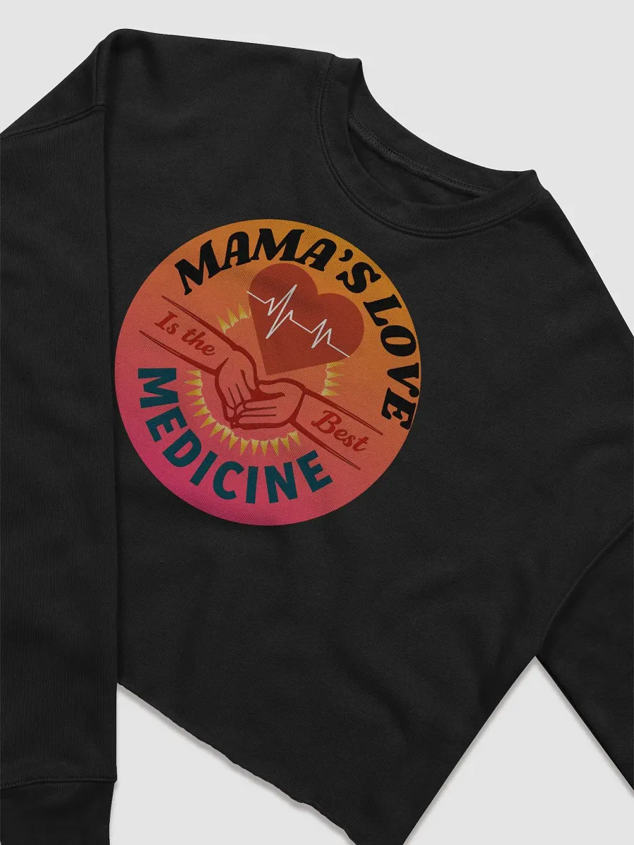 MAMA'S LOVE Fleece Crop Sweatshirt product image (8)
