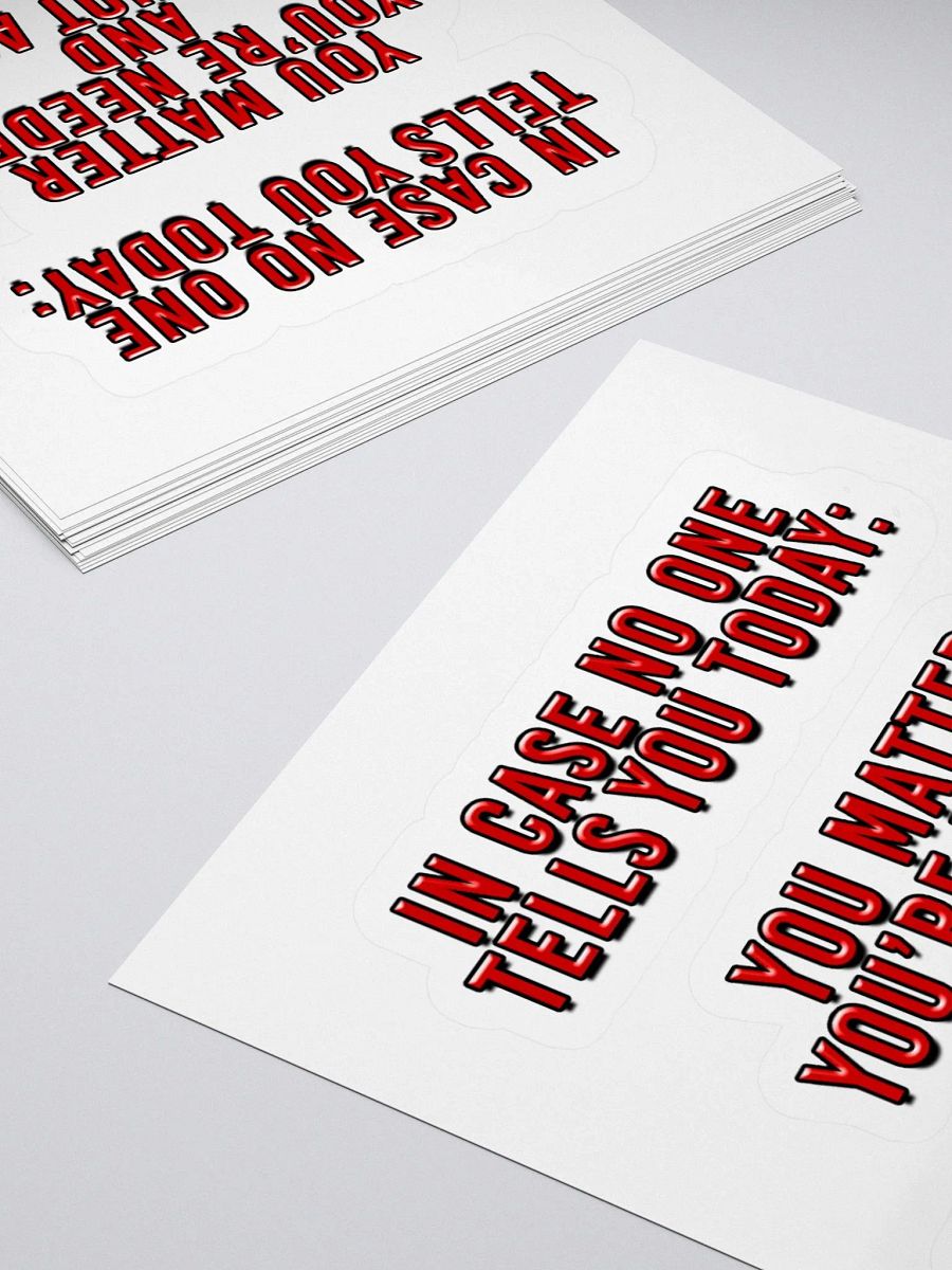 In Case Sticker product image (12)