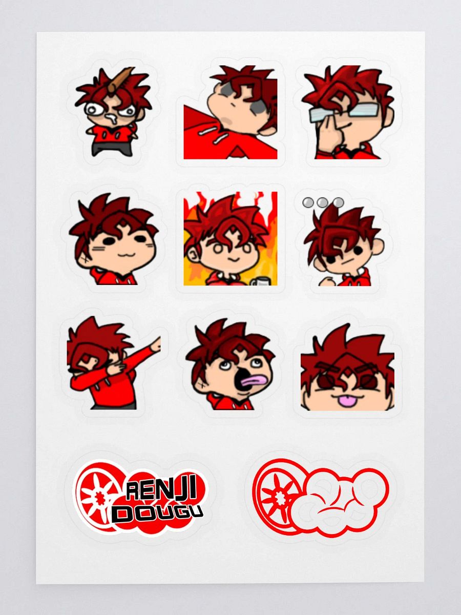 Renji Emote Sticker Sheet product image (3)