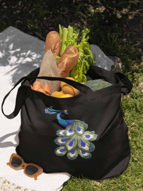 Peacock - Eco-conscious Organic Cotton Tote product image (2)