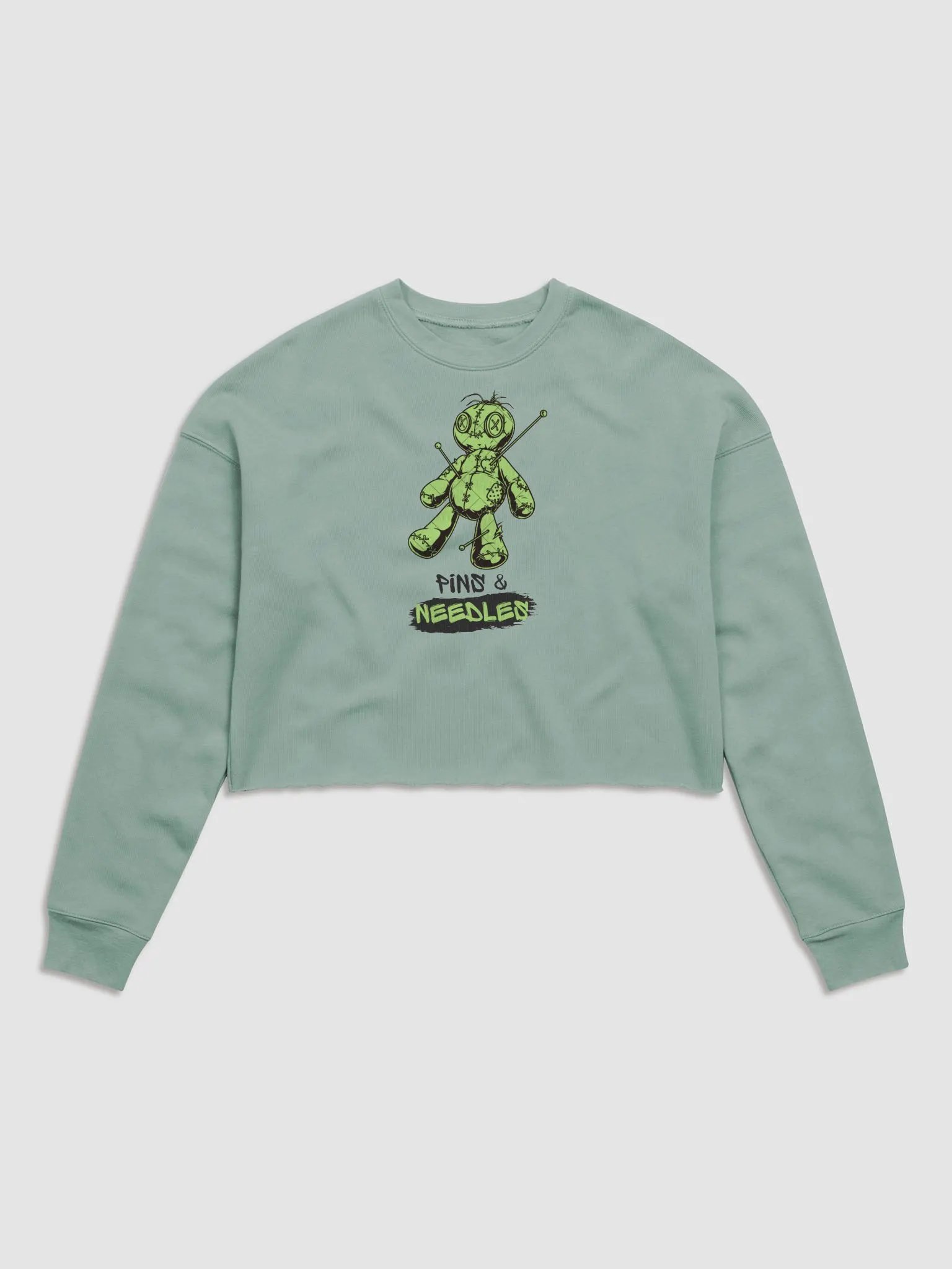 Pins & Needles Crop Long-Sleeve Top product image (1)