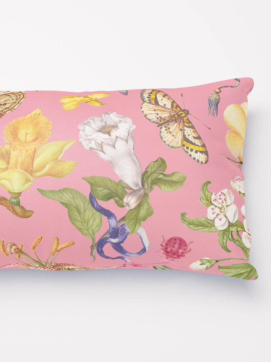Exotic Blooming Floral Butterfly Pink Pillows product image (3)