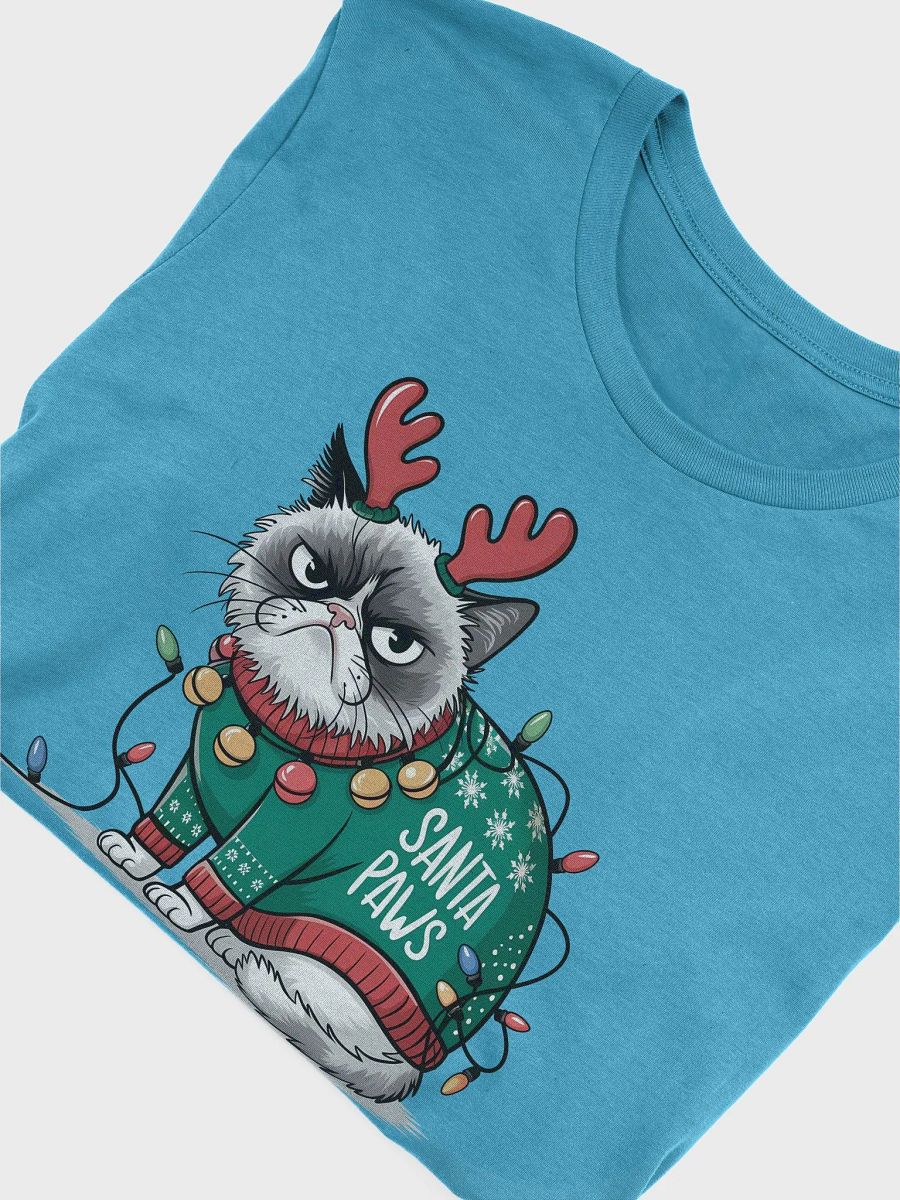 Grumpy Santa Paws Christmas T-Shirt product image (51)