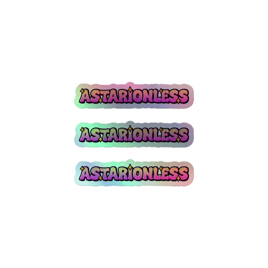 Human1 x Astarionless || Holo Kiss Cut Stickers product image (1)