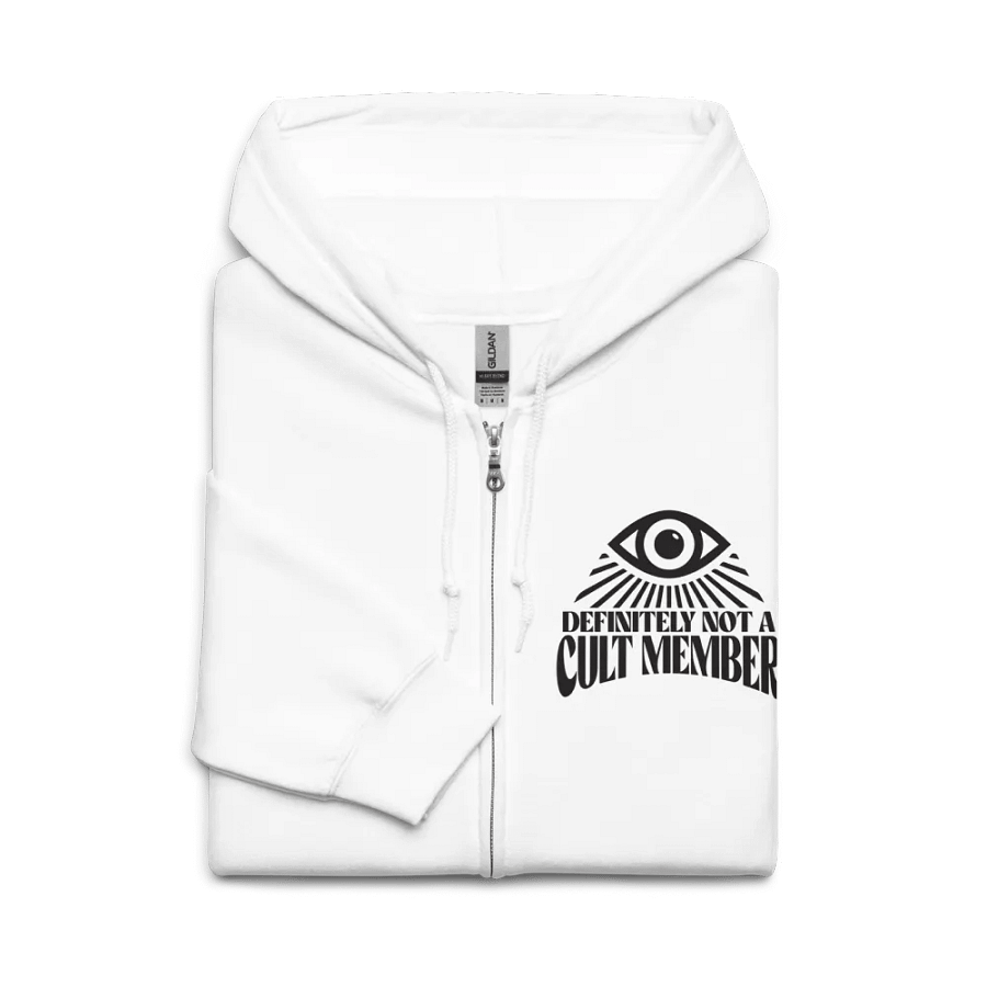Definitely Not A Cult Member Hoodie (White) product image (5)