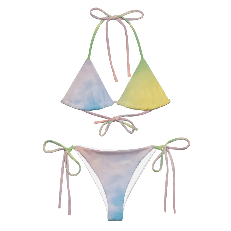Blur cloud rainbow Design String Bikini - V10 product image (6)