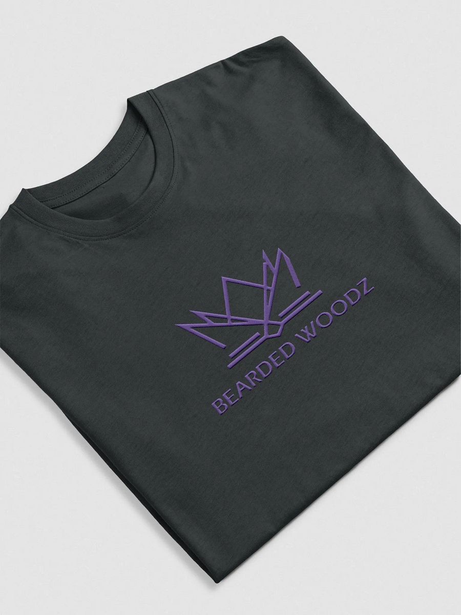 Men's Bearded Woodz T-Shirt (Purple Embroidery) product image (6)