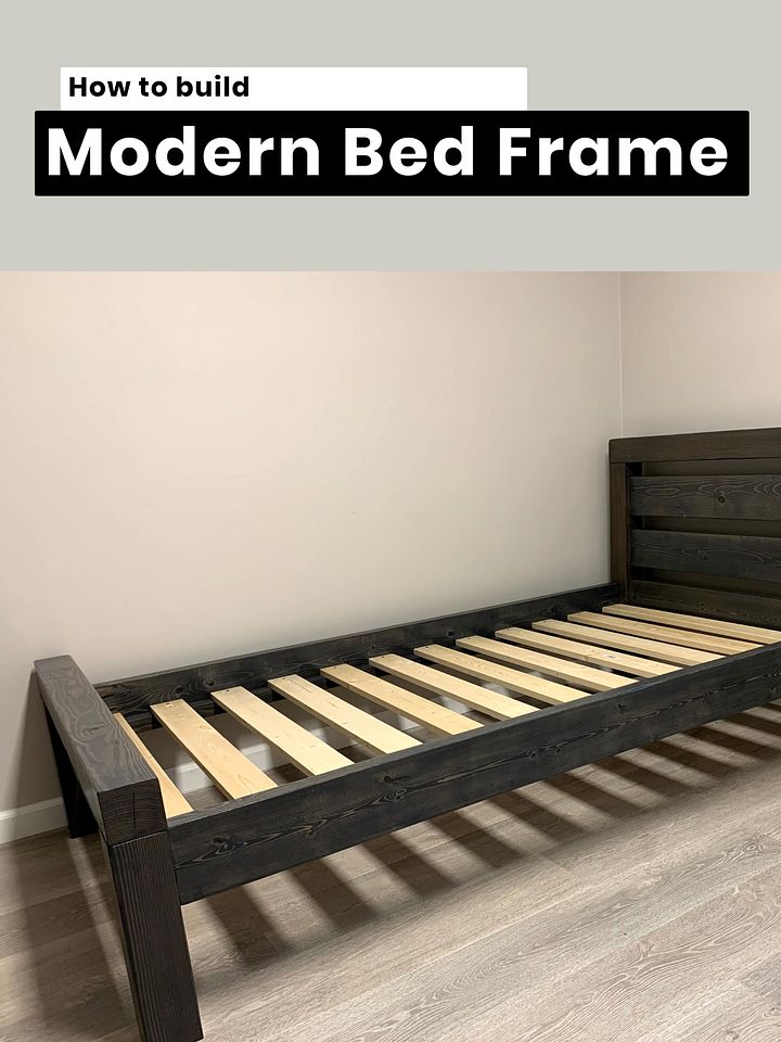 Modern Farmhouse Twin Bed | DIY | Digital Plan product image (2)