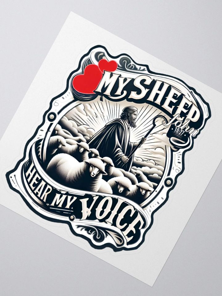 My Sheep Hear My Voice Sticker product image (5)