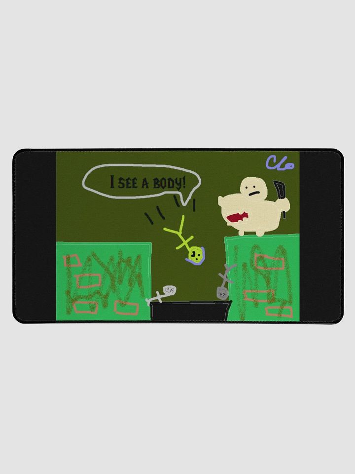 Clo Vs the Hardcore Elevator desk mat! product image (1)