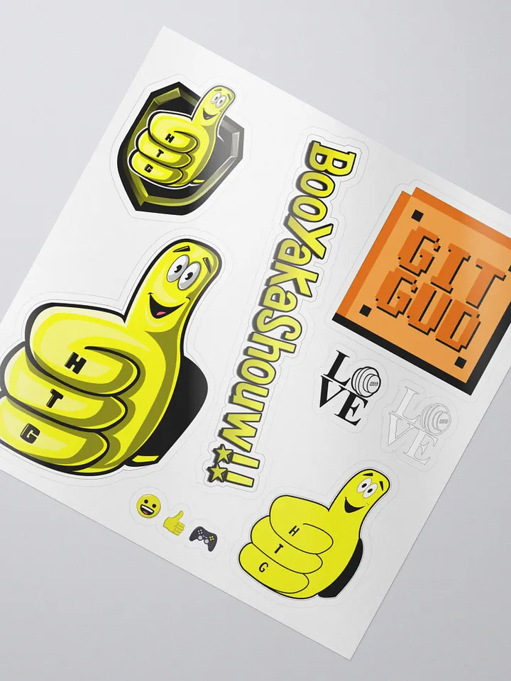 HTG Variety Sticker Pack (8 Stickers) product image (2)