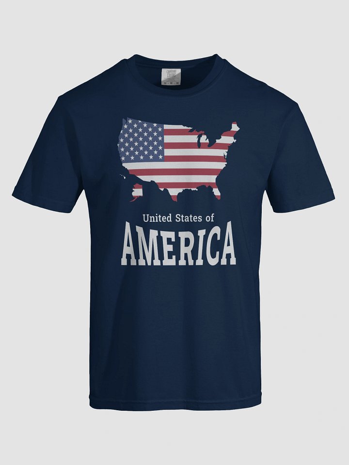 USA Independence Day T-shirt, Map of America product image (9)