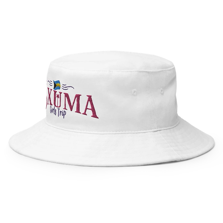 Exuma Bahamas Hat : Girls Trip Bahamas Flag Bucket Hat Embroidered product image (8)
