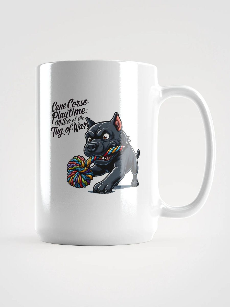Cane Corso Playtime Mug – Master of the Tug-of-War Fun Dog Lover Gift product image (1)