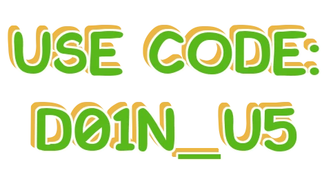 An image of the discount code D01N_U5 