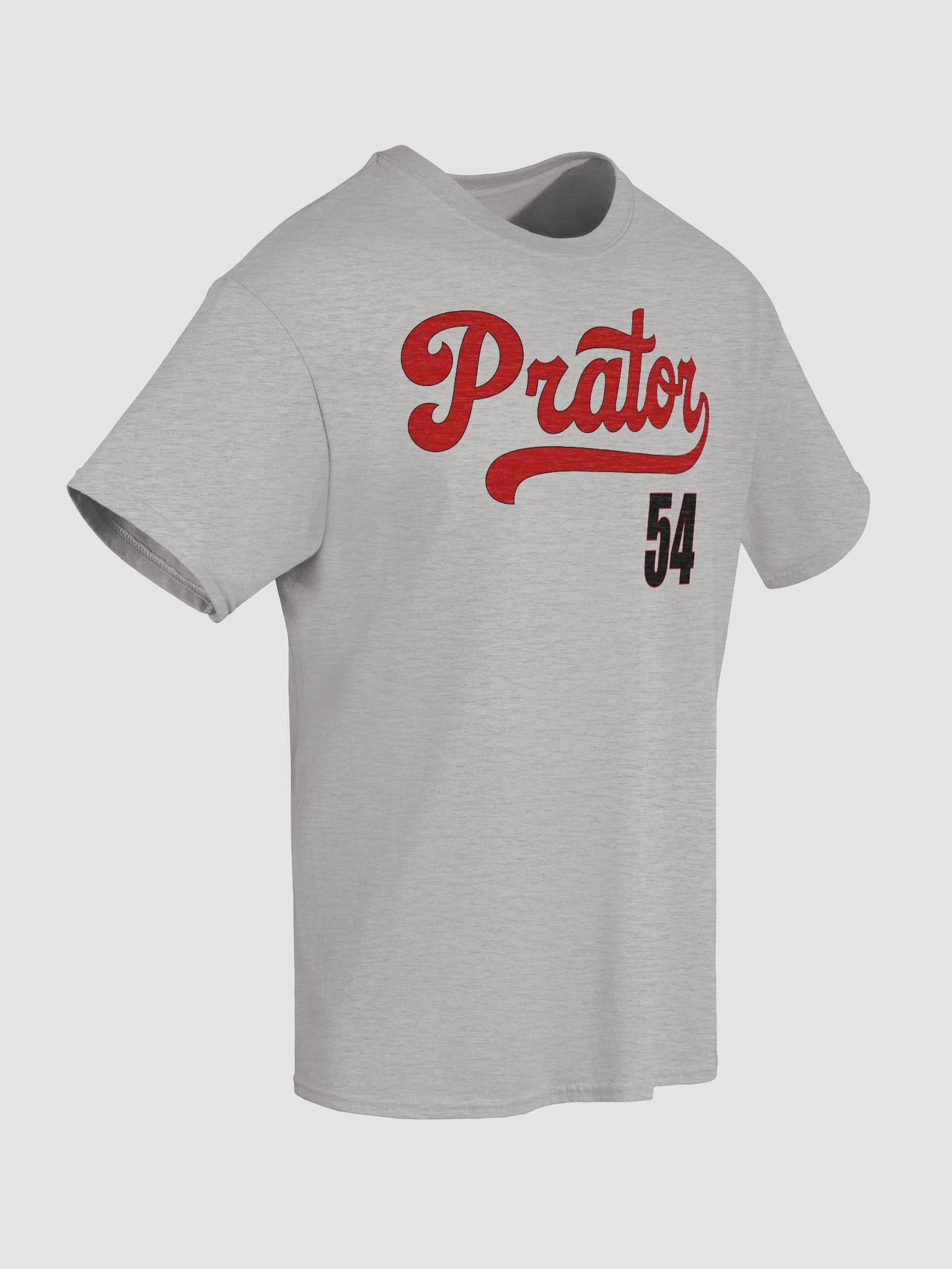 Prator54 Crimson Lettered T-Shirt product image (2)