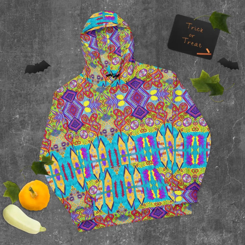 Abstract Doodle Happiness Unisex Hoodie product image (10)