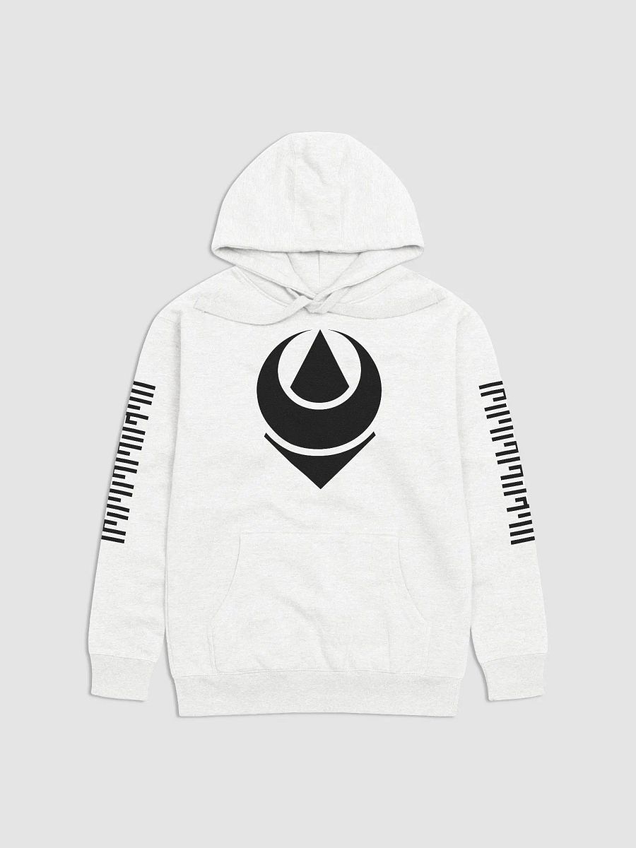 Rav Logo Solid Black Back Front 'n' Sleeves Hoodie product image (2)