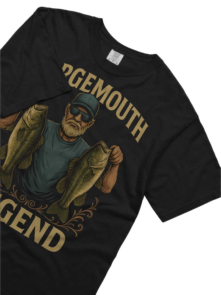 Bass Fishing T-Shirt – Largemouth Bass Angler Tee for Fishermen product image (5)