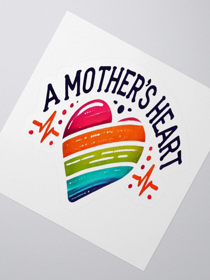 Mother's Heart Kiss Cut Stickers product image (5)
