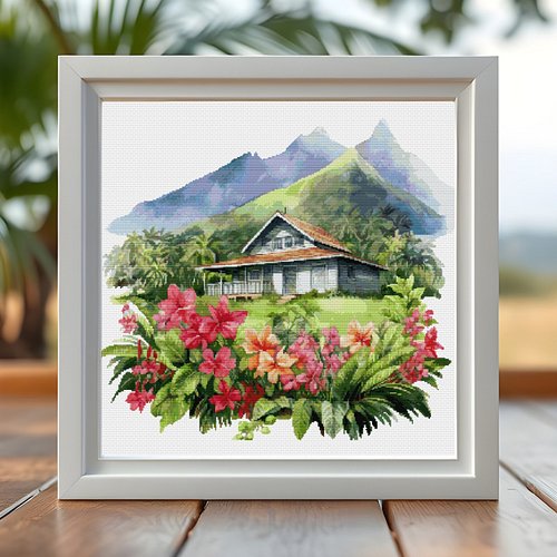 💐Tropical Retreat Cross Stitch Pattern
Perfect for any Tropical lover!​​​​​​​​​​
✨Easy-to-follow design, instant PDF
📏276 x 2...