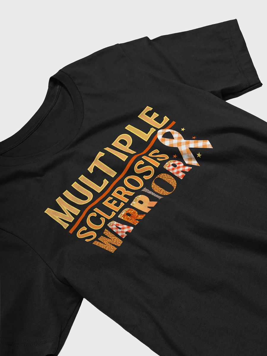 Multiple Sclerosis Warrior, Awareness Bella Canvas T-shirt product image (8)