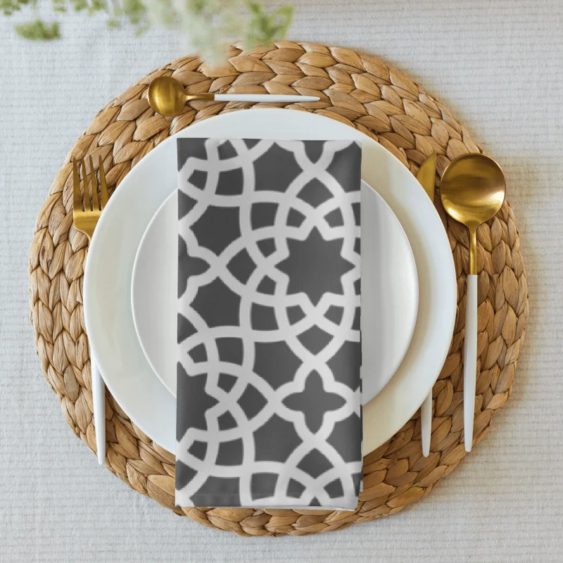 Starry Geometric Cloth Napkin Set product image (3)