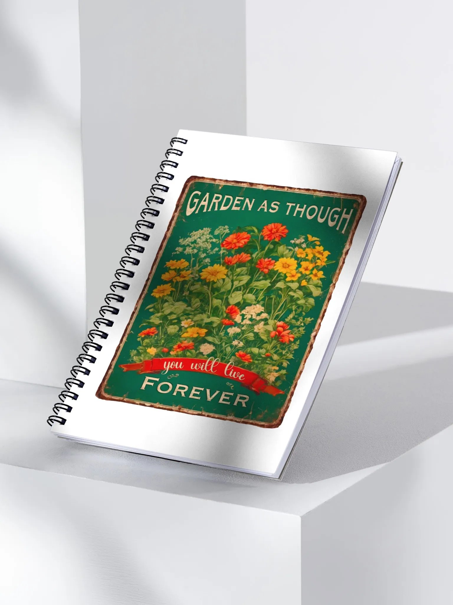 Garden as though you will live forever notebook product image (3)