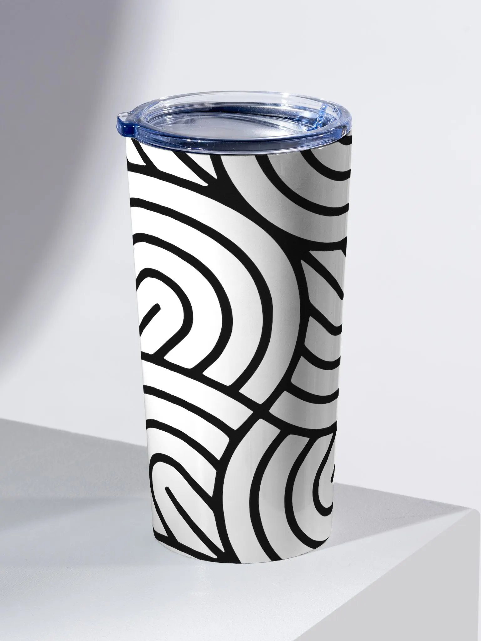 Monochrome Maze Stainless Steel 20 oz Tumbler product image (1)