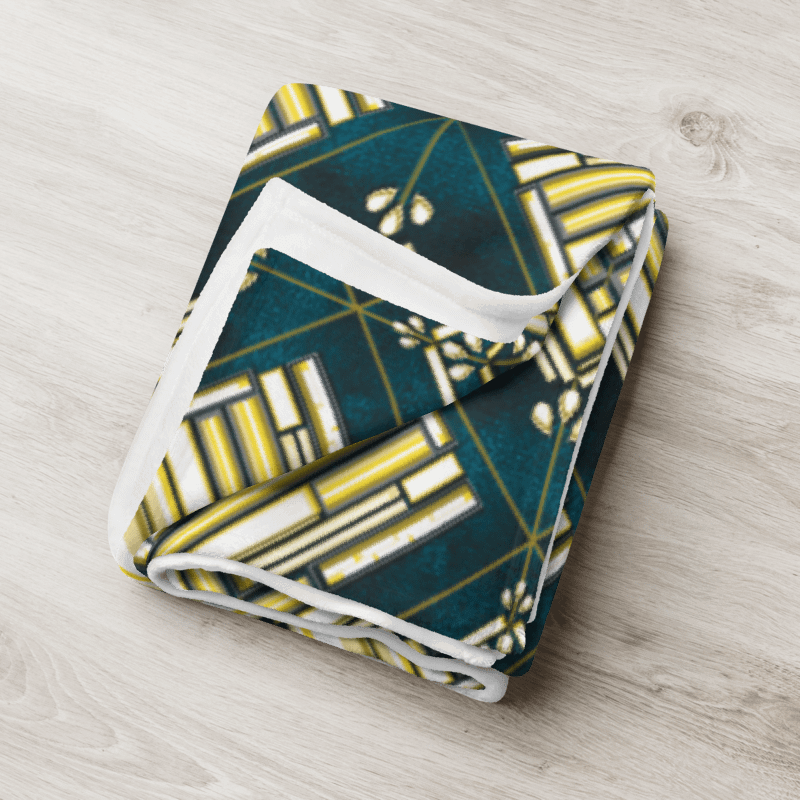 Gilded Glamour Flapper's Delight Throw Blanket | by Monique Faella Designs™ product image (6)