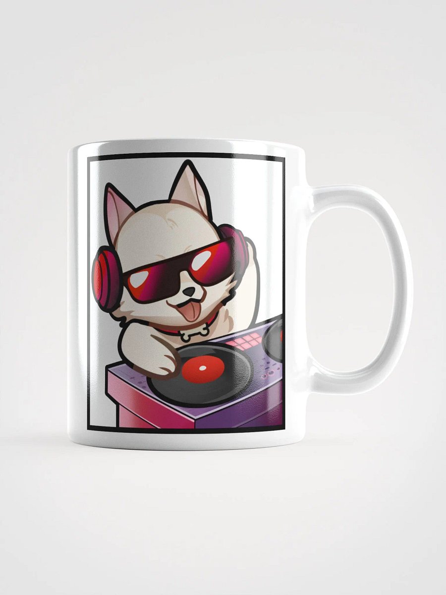 DJ Woof White Glossy Mug product image (1)