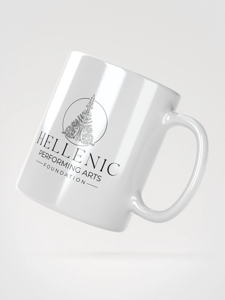 Hellenic Arts Logo White Glossy Mug product image (2)