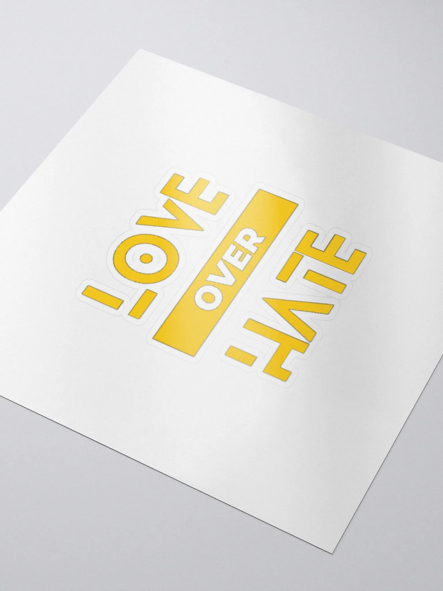 SB love over hate sticker product image (3)