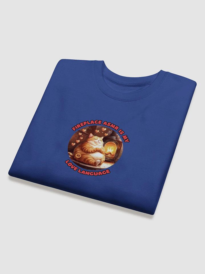 Cozy Cat - Fireplace ASMR is my Love Language | Sweatshirt product image (10)