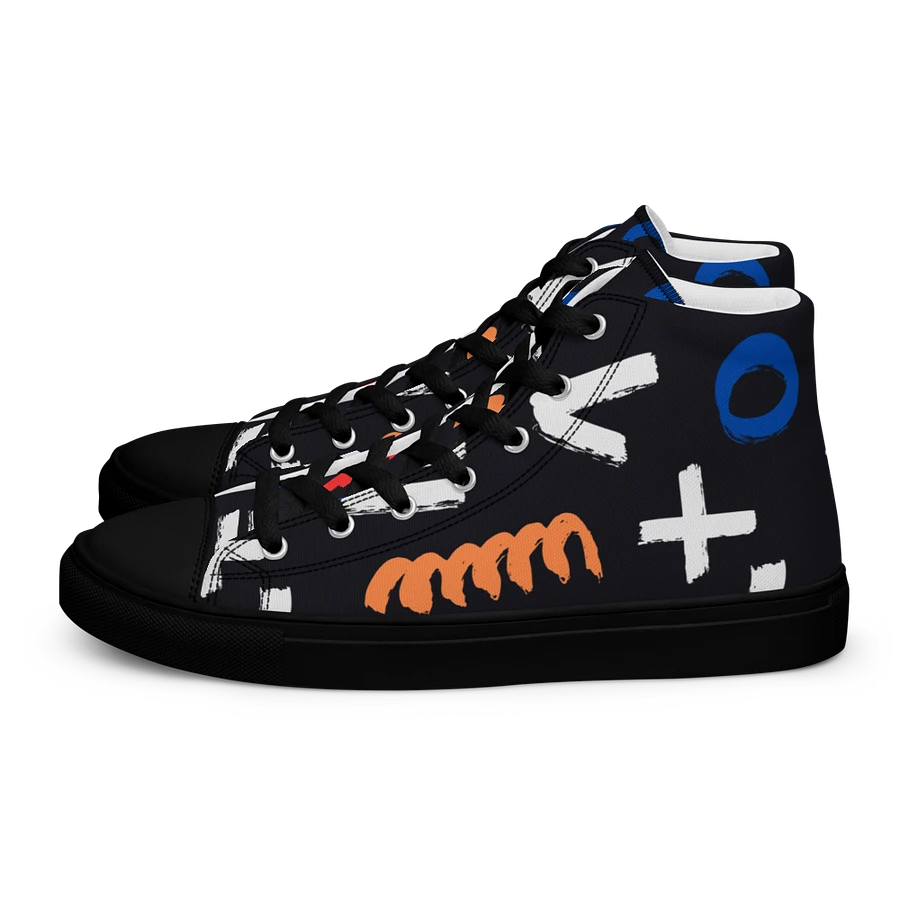 Geometry Women's High Top Canvas Shoes product image (3)