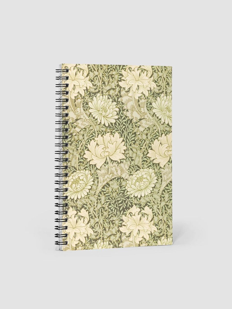 Chrysanthemum: William Morris: Spiral Notebook product image (4)