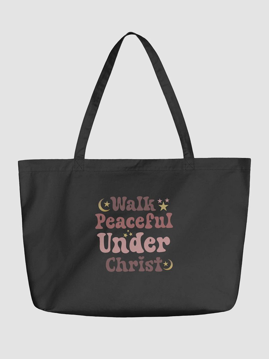 Walk Peaceful Under Christ Eco Tote bag product image (1)