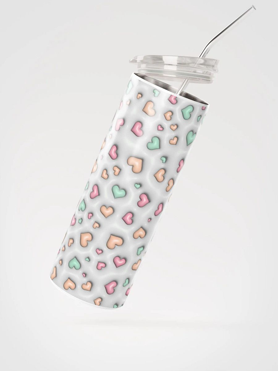 Pastel Heart Stainless Steel Tumbler product image (3)