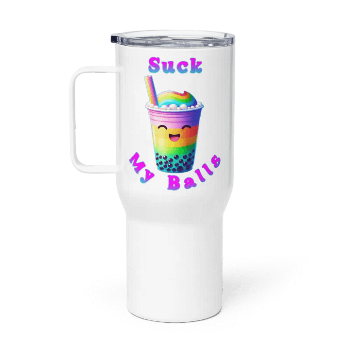 Rainbow Boba Delight Travel Mug product image (1)