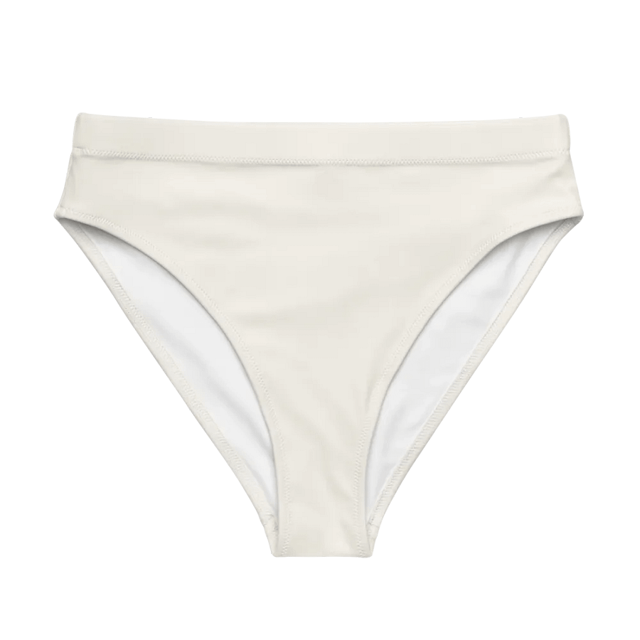 Namaste Cream and Gold High Waisted Bikini Bottom product image (5)
