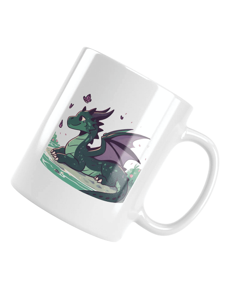 Cute Green Dragon by the River product image (10)