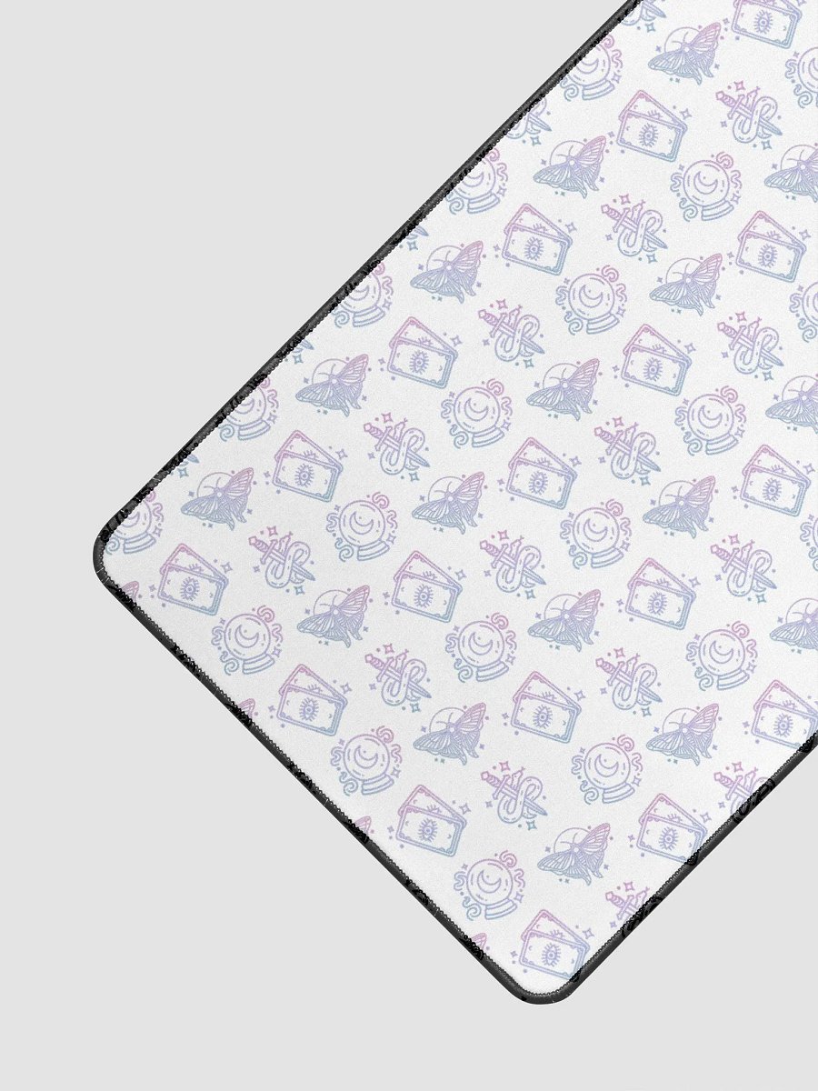 White Intuitive Tarot Reading Desk Mat for Focus & Clarity product image (1)