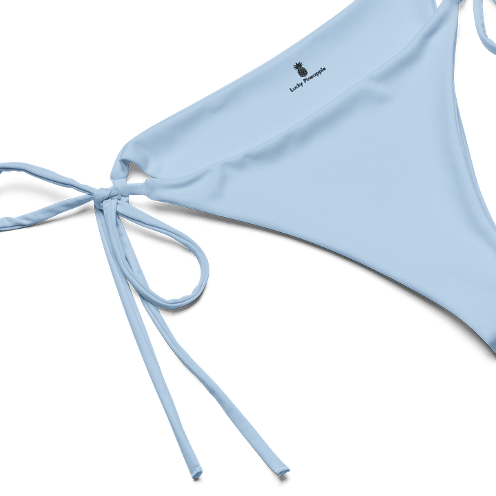 Baby Blue Solid Color String Bikini Bottom product image (1)