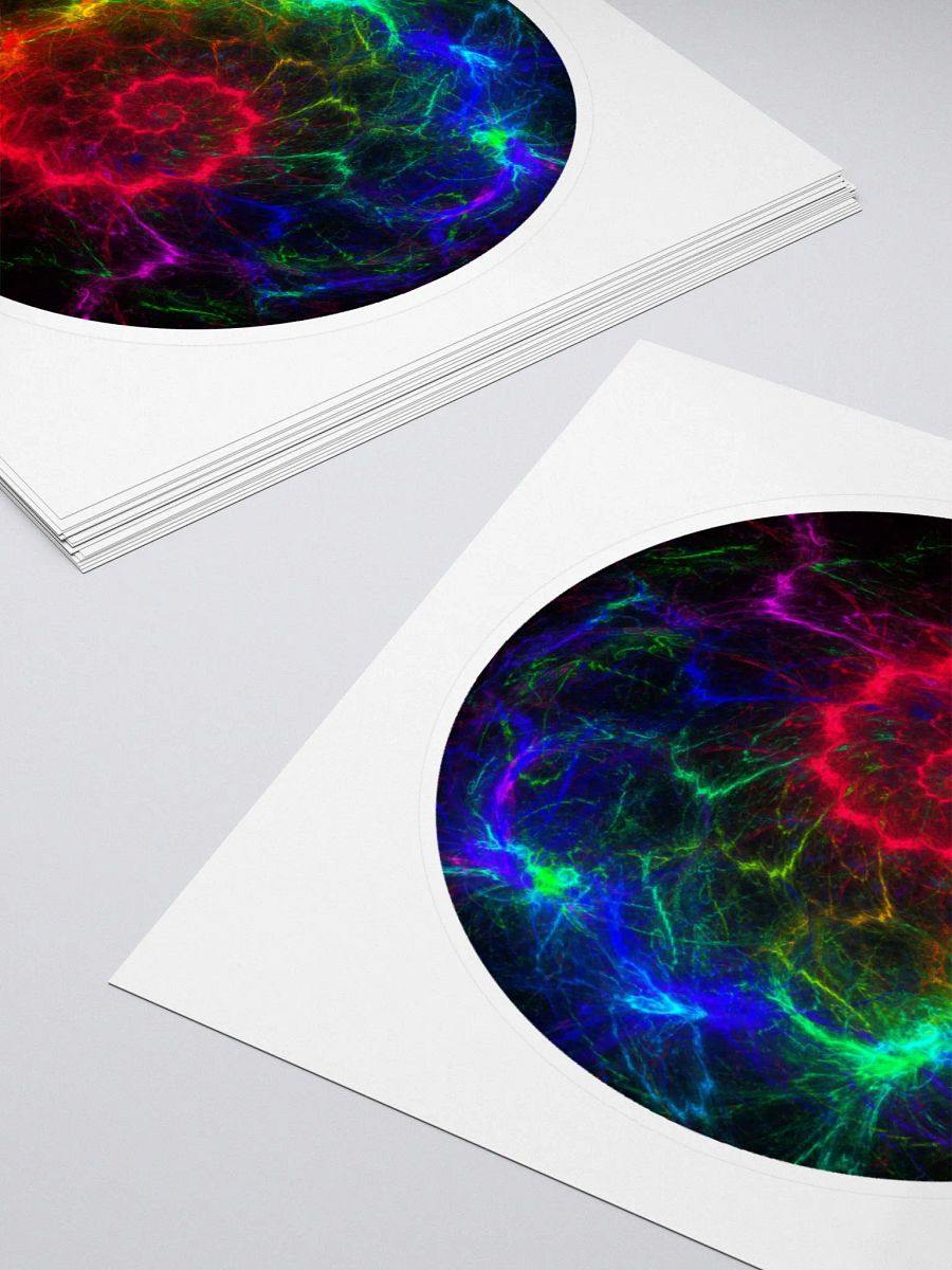 Fractal Chakra Kiss Cut Sticker product image (4)