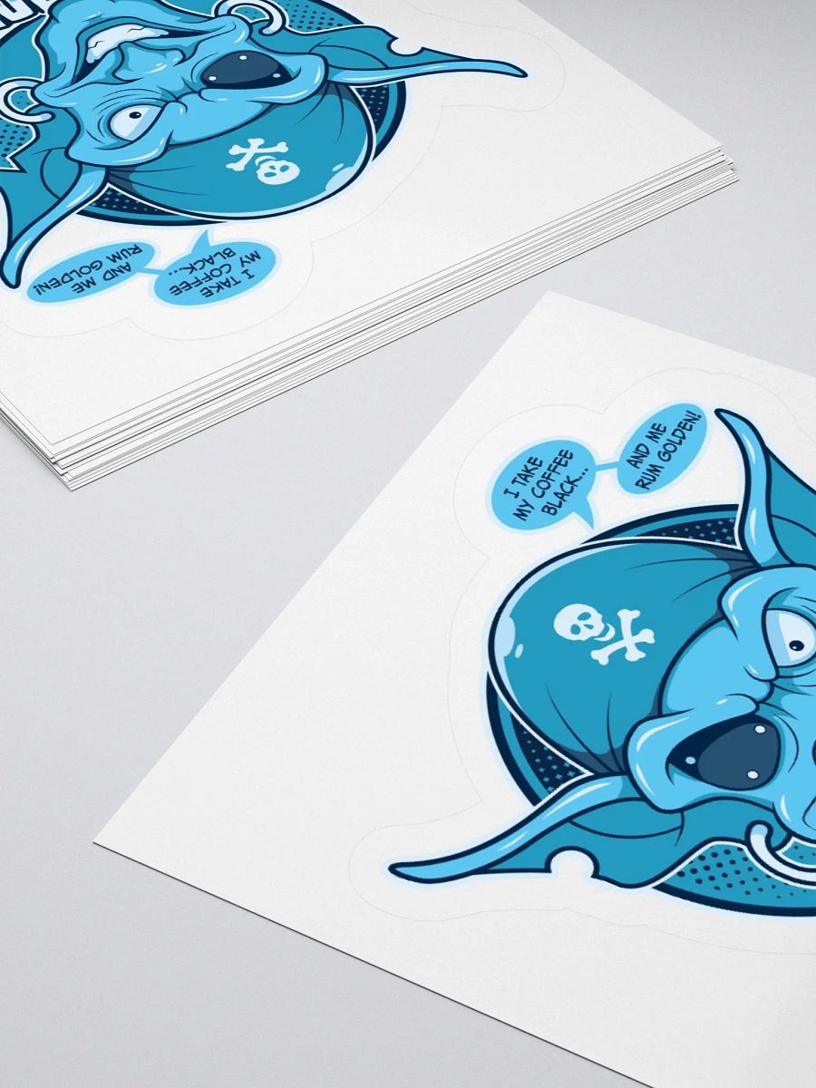 Funny College Student Sticker – Retro Pirate Design product image (11)