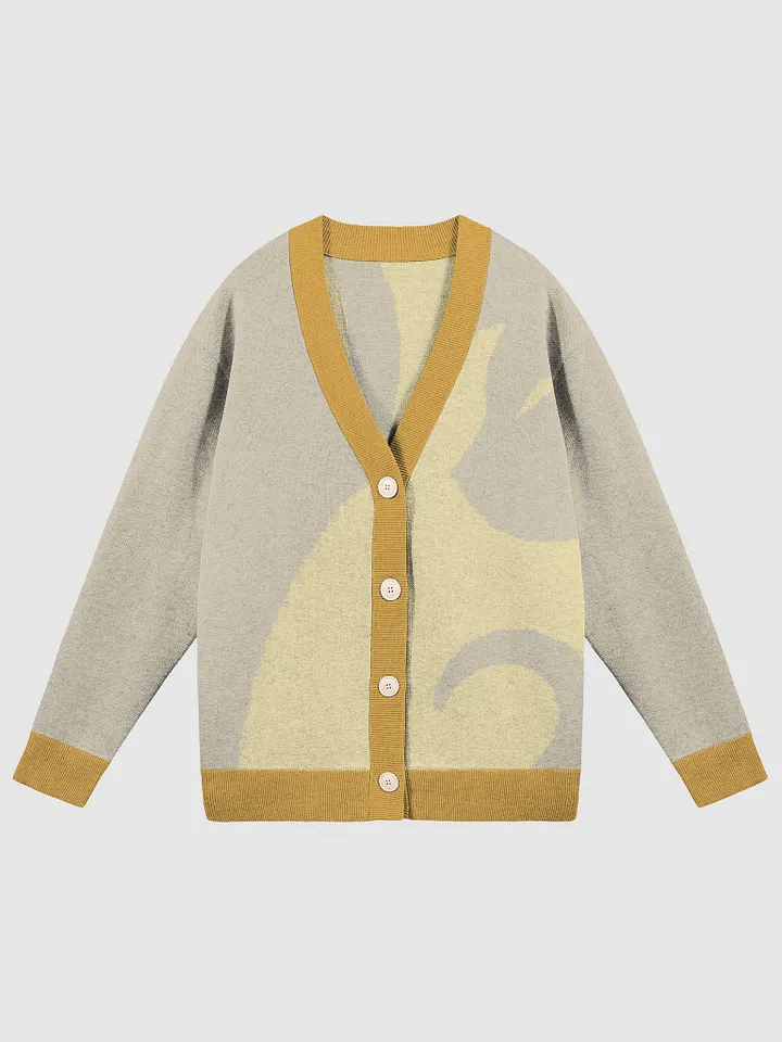 KawaiKitten Sandy Mustard Knitted Cardigan product image (1)