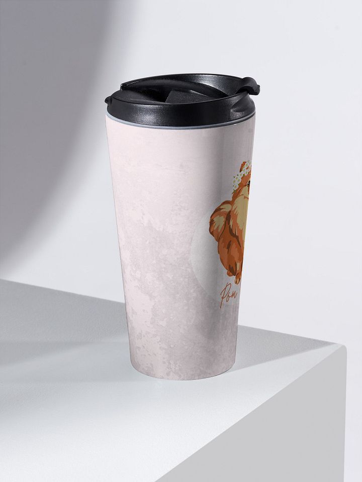 Pomeranian Mommy Stainless Steel Travel Mug product image (2)