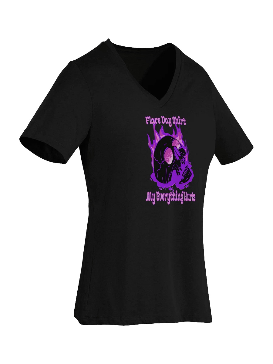 Flare Day! Women's Soft V-Neck (Purple) product image (7)